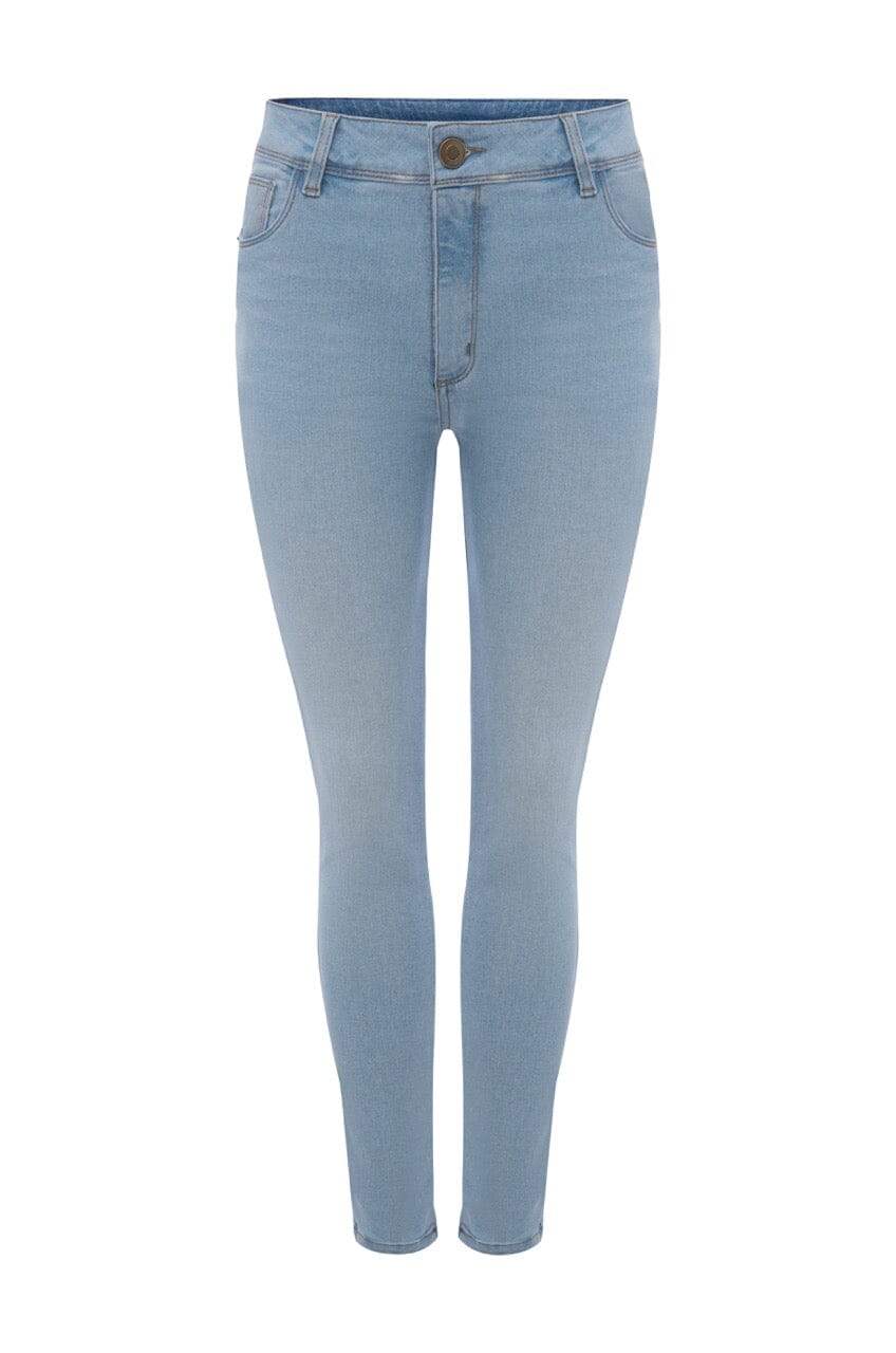 Haley Skinny Jeans Light Denim Blue High Rise