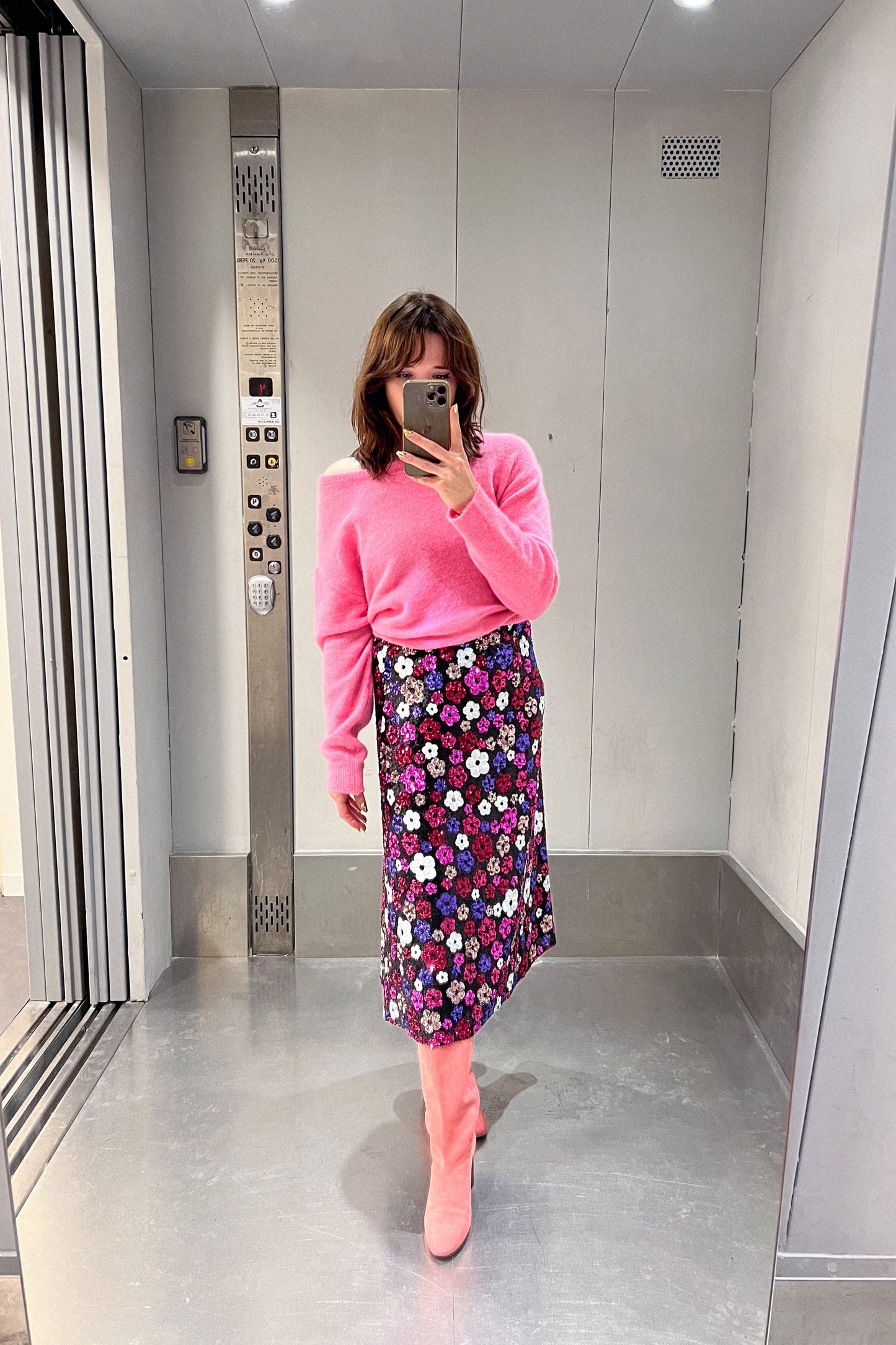 JUPE NANA SEQUINS DAISY