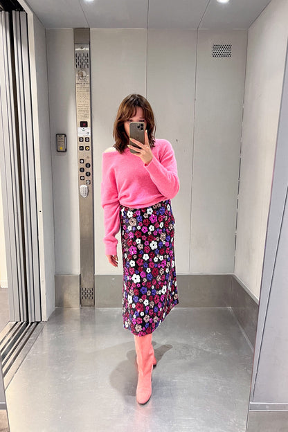 JUPE NANA SEQUINS DAISY