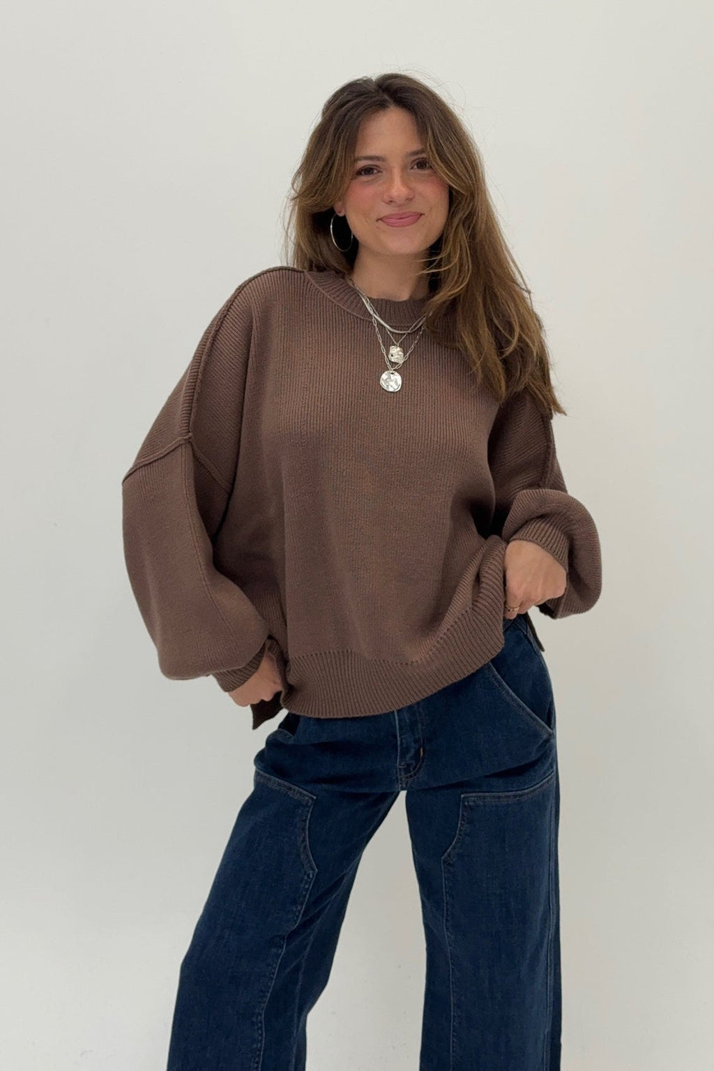 Martha Sweater in Brown
