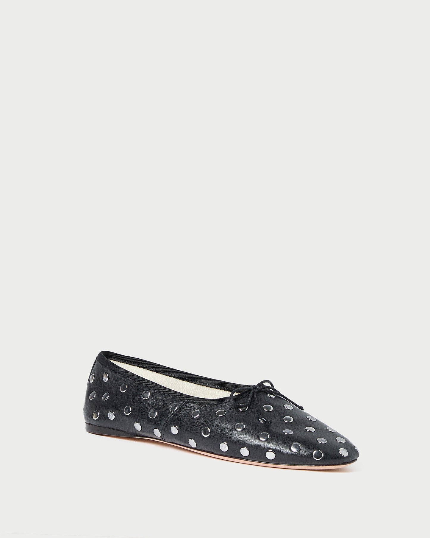 Landon Black/Silver Ballet Flat