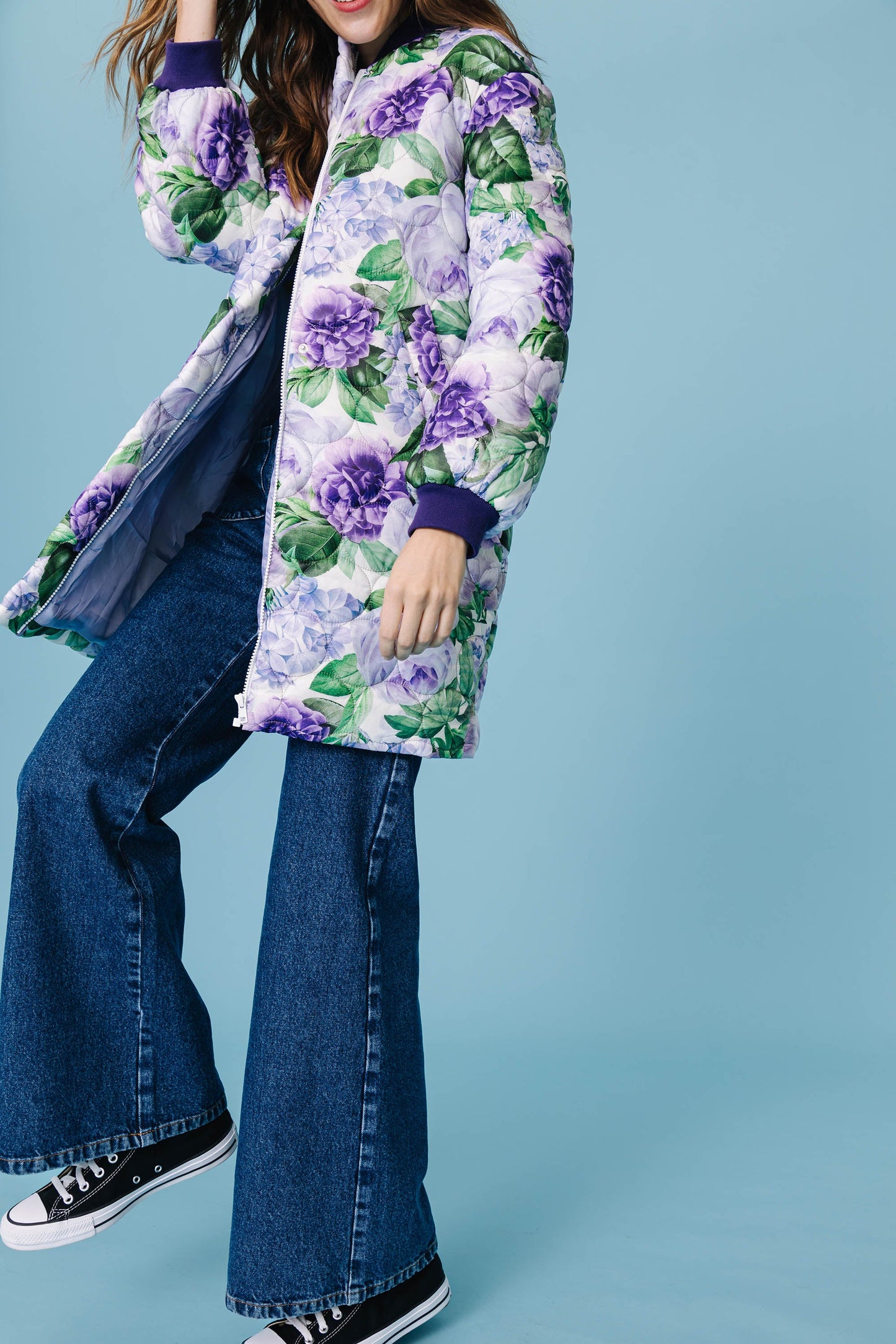 MANTEAU NINE FLEURS 90'S