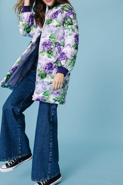MANTEAU NINE FLEURS 90'S