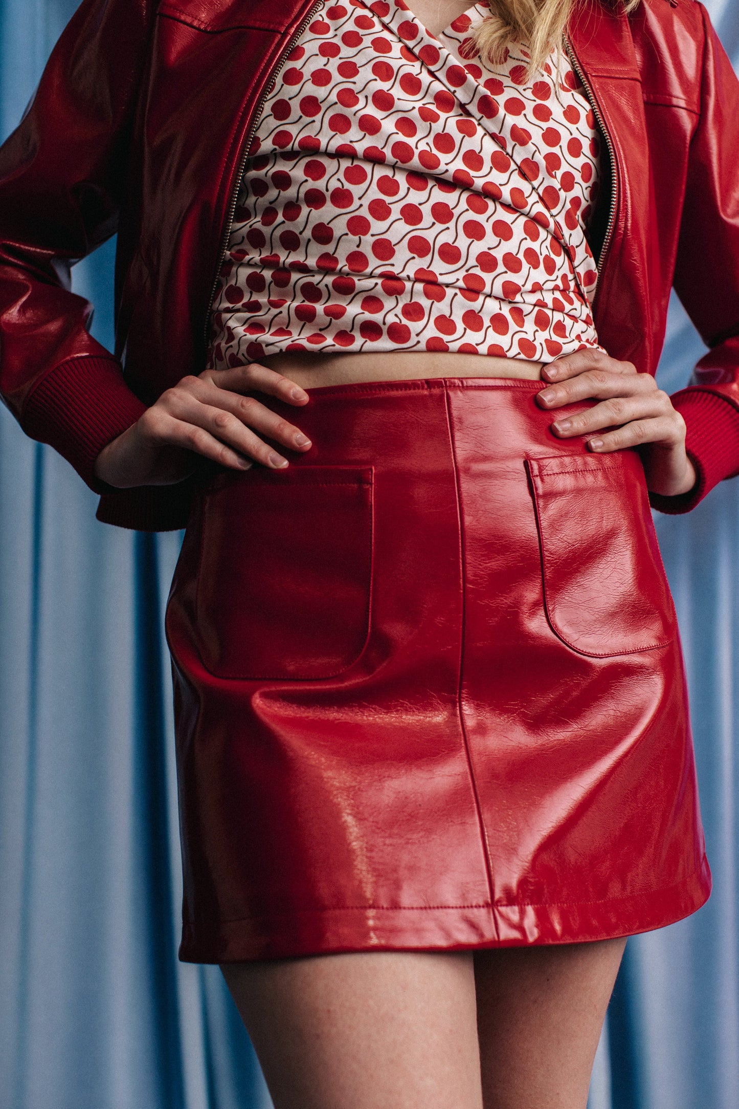 JUPE TINA ROUGE