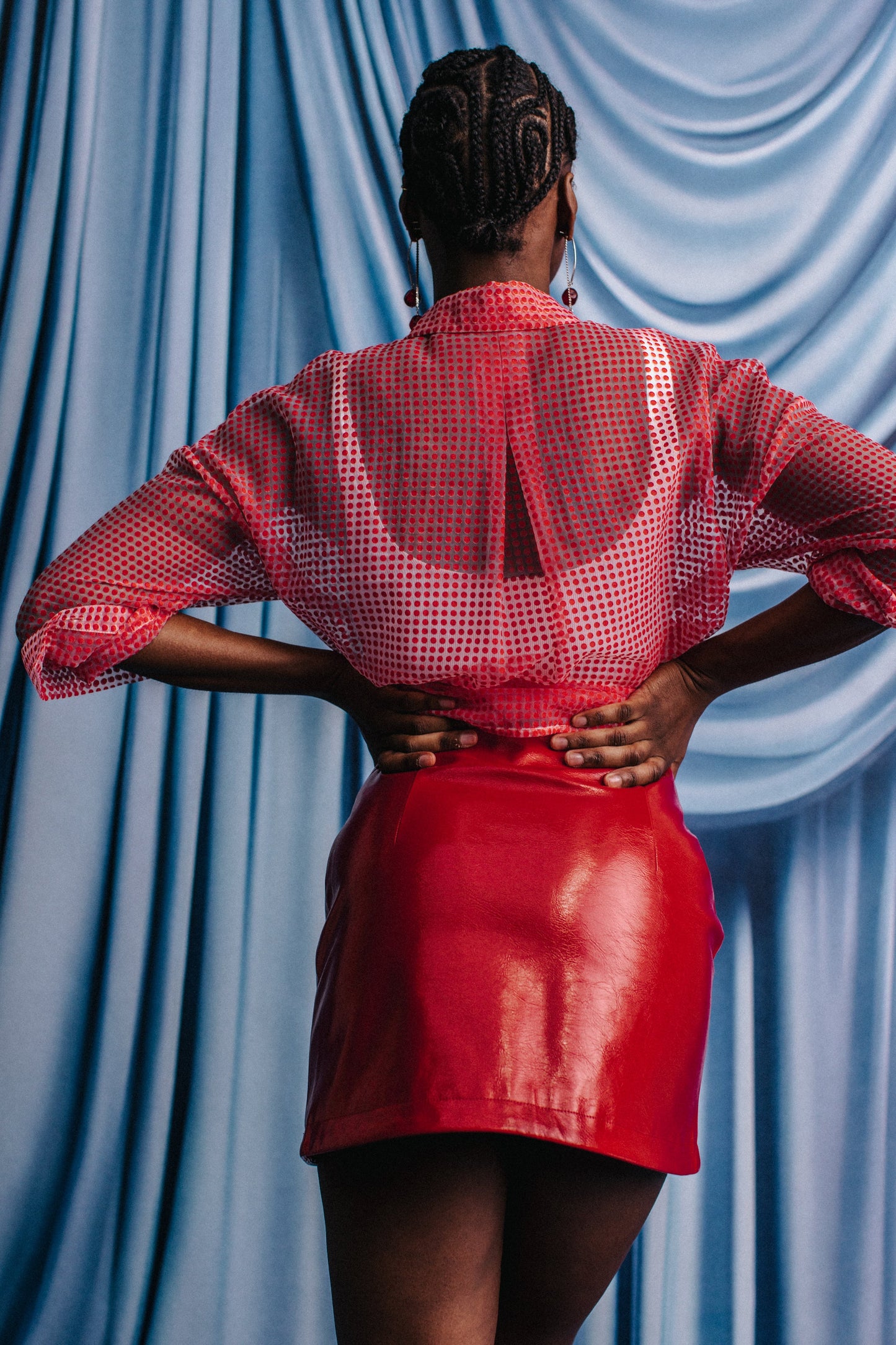 JUPE TINA ROUGE