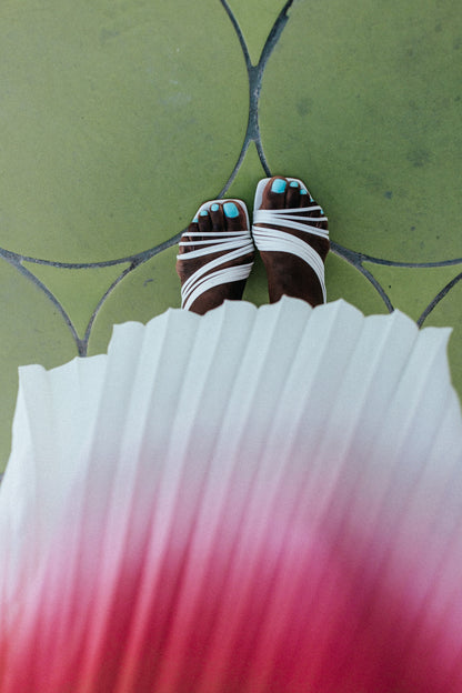 MULES LOULOU SNOW WHITE