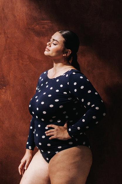 BODY HUGO POLKA NAVY