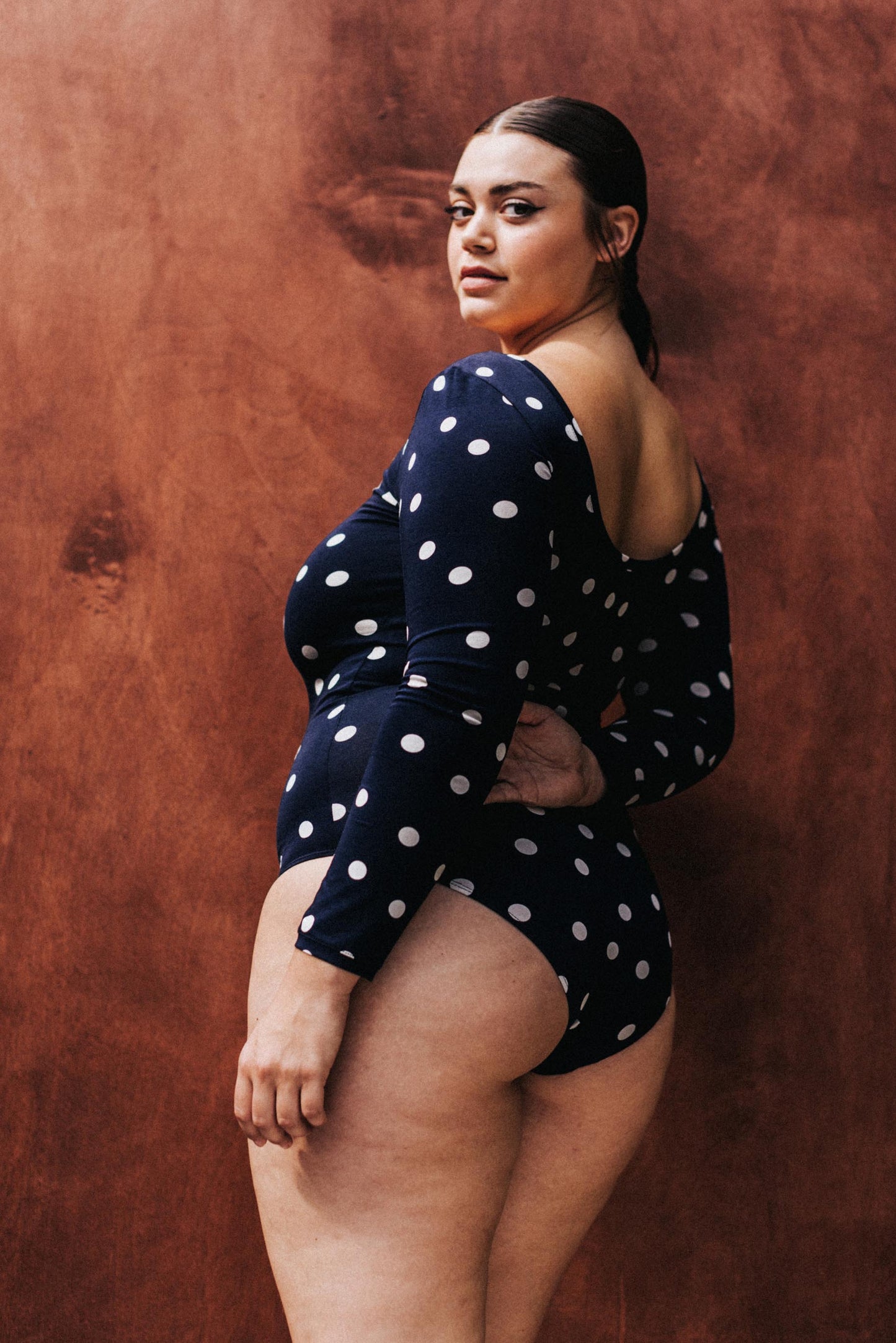 BODY HUGO POLKA NAVY