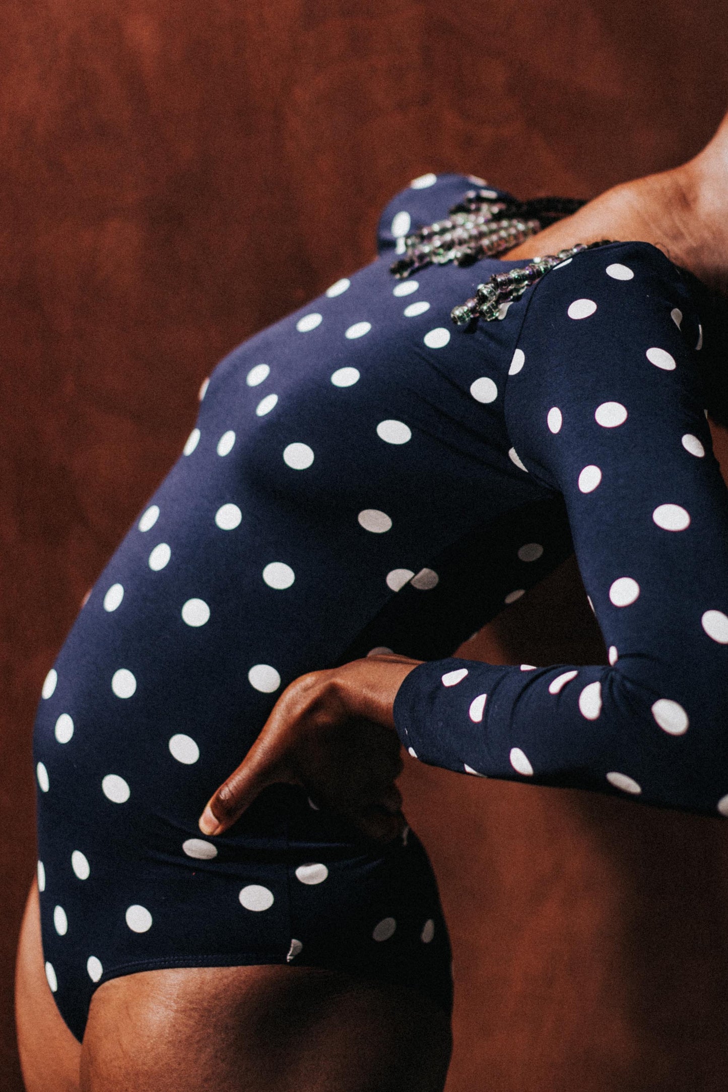 BODY HUGO POLKA NAVY