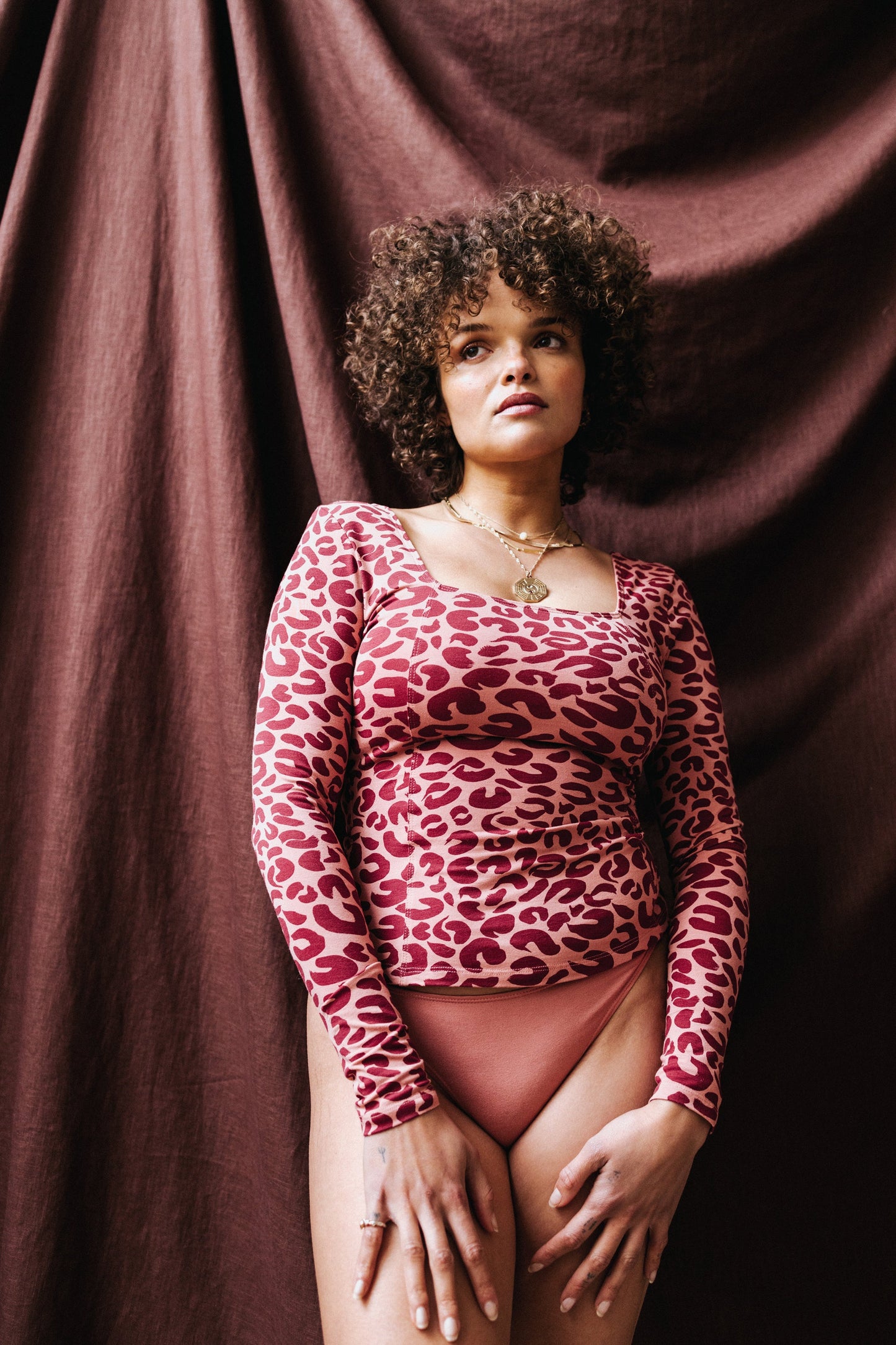 NOBRATOP®  EMILIE LEOPARD PINK