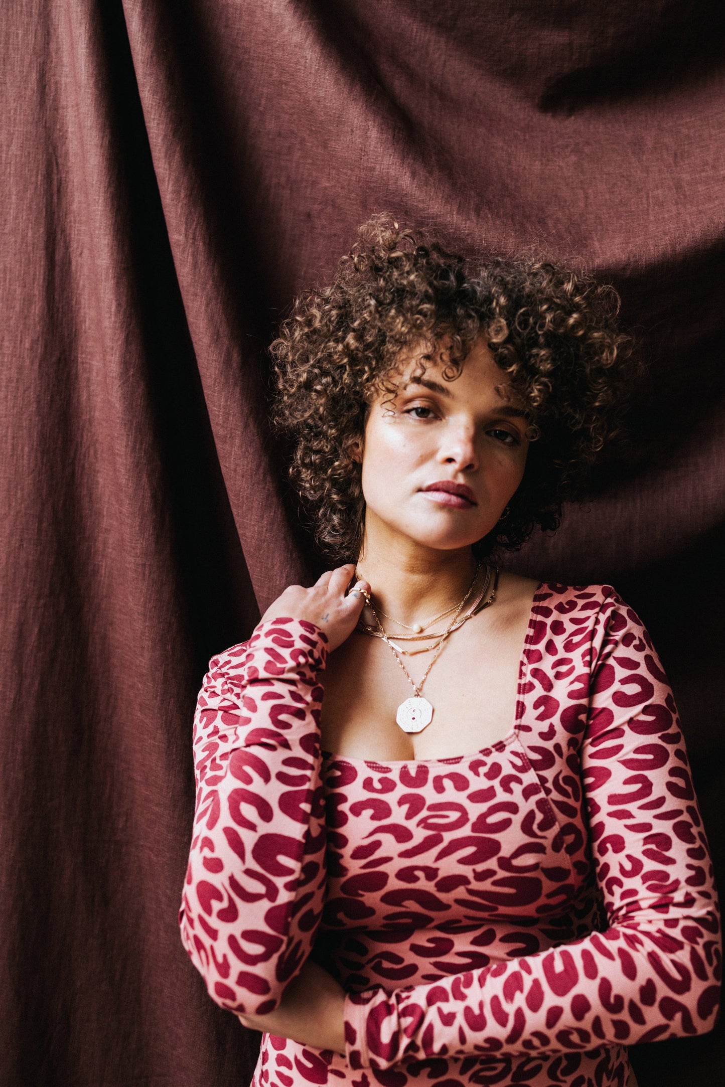 NOBRATOP®  EMILIE LEOPARD PINK