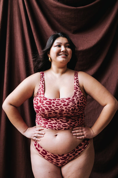 NOBRATOP®  EMMIE LEOPARD PINK