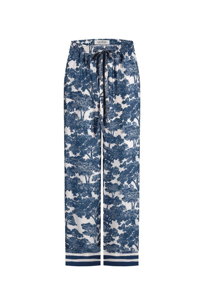 Lisa Print Pants Navy