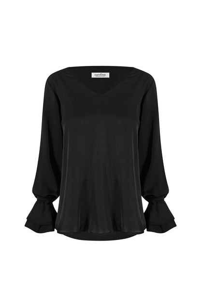 Lola Long Sleeve Top Black