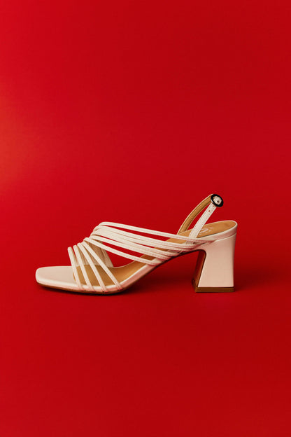 MULES LOULOU SNOW WHITE