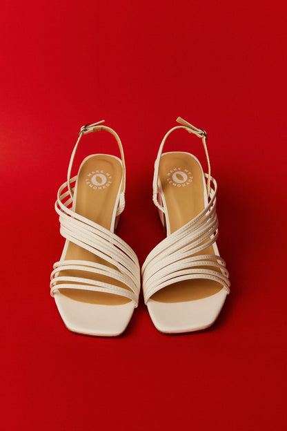 MULES LOULOU SNOW WHITE