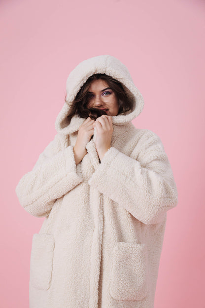 MANTEAU NINON MOUMOUTE BEIGE