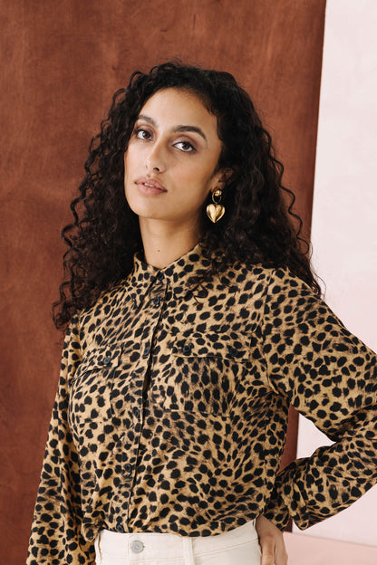 CHEMISE CHARLIE LEOPARD