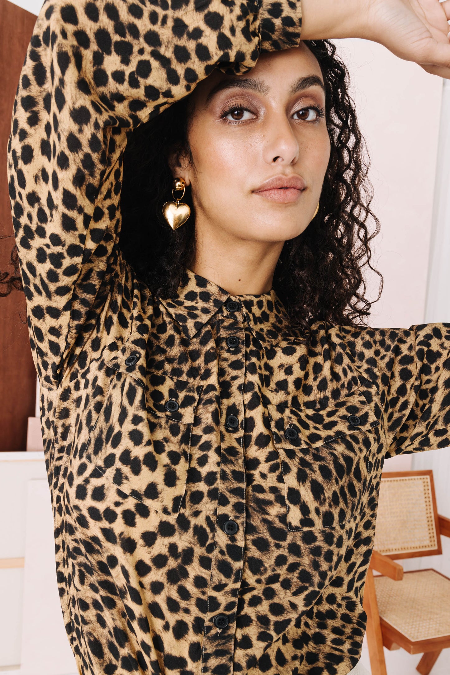 CHEMISE CHARLIE LEOPARD