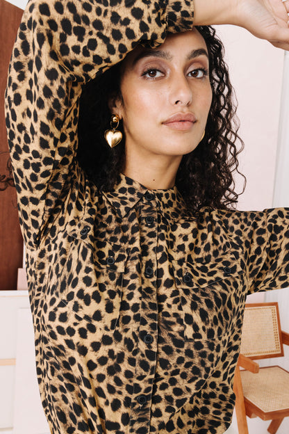 CHEMISE CHARLIE LEOPARD