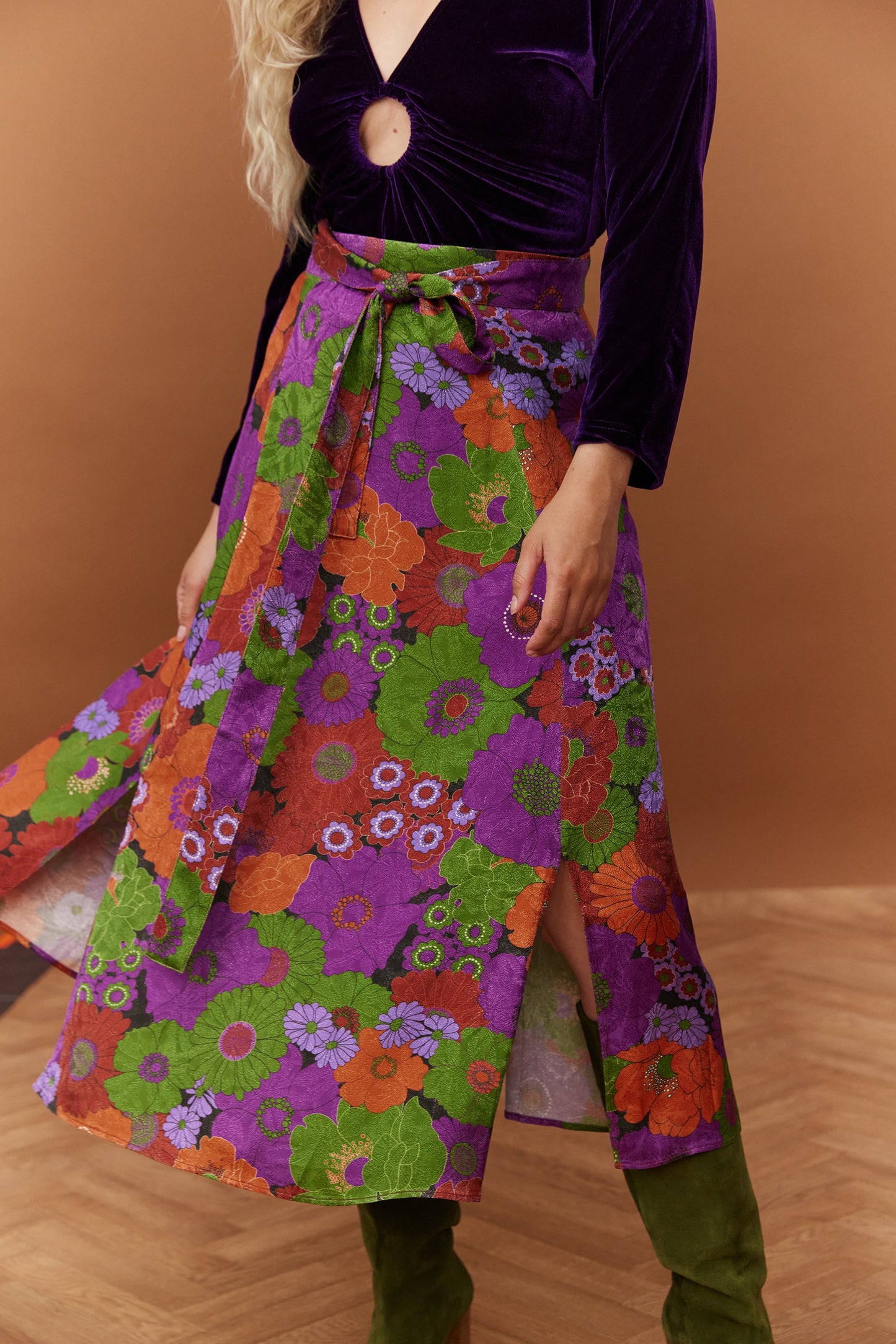 JUPE SAMANTHA AUTUMN BLOSSOM