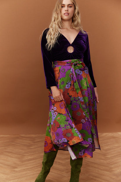 JUPE SAMANTHA AUTUMN BLOSSOM