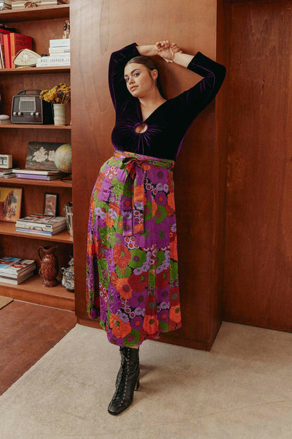 JUPE SAMANTHA AUTUMN BLOSSOM