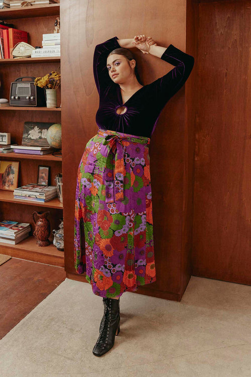 JUPE SAMANTHA AUTUMN BLOSSOM