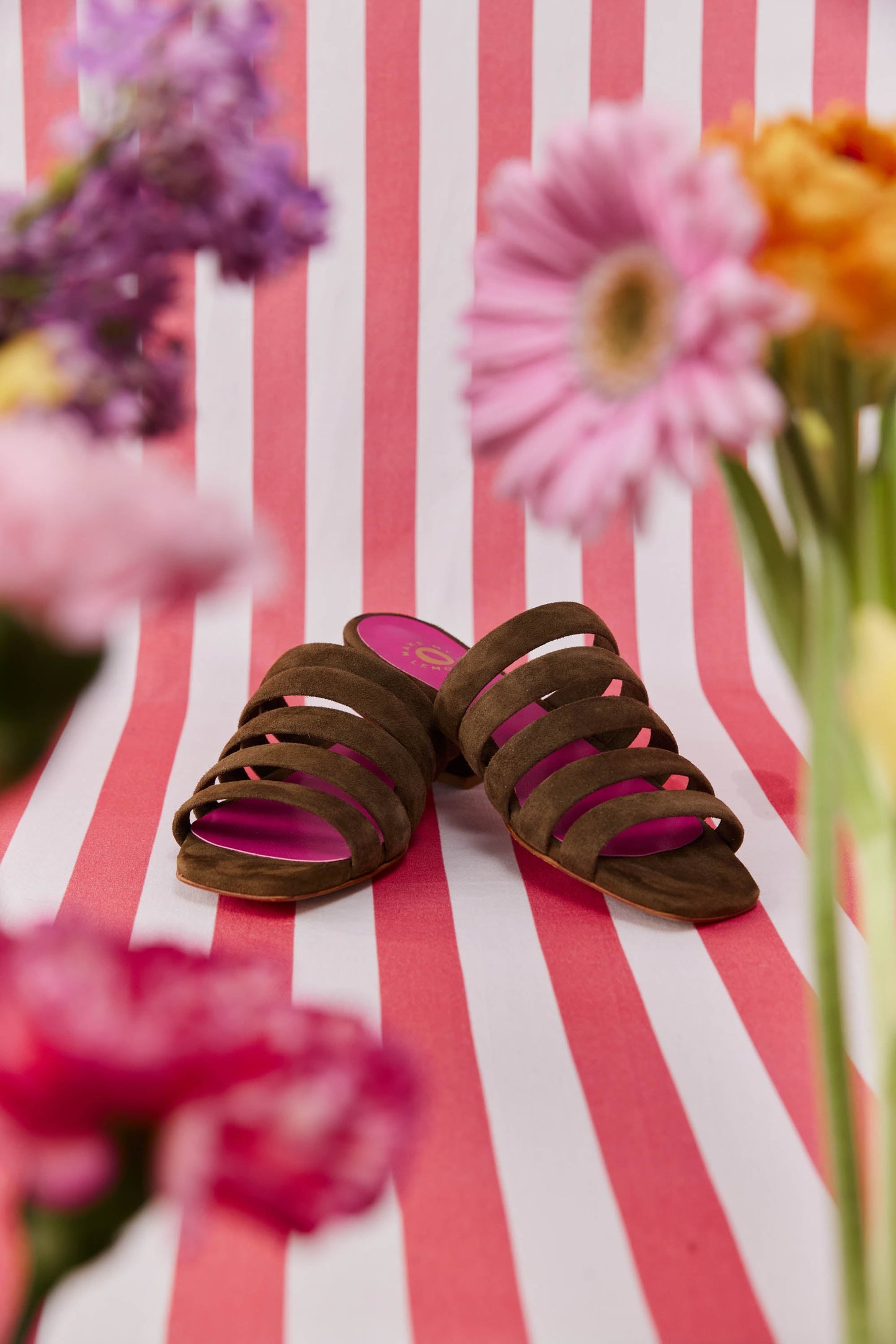 MULES LILA KAKI