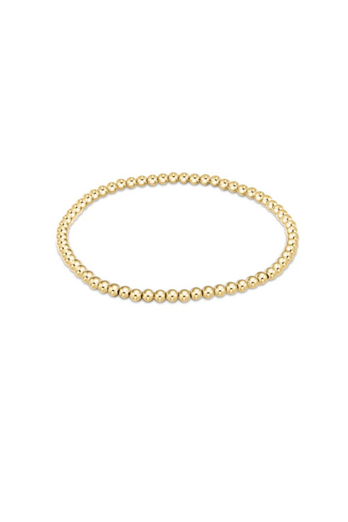 eGirl Classic Gold 3mm Bead Bracelet