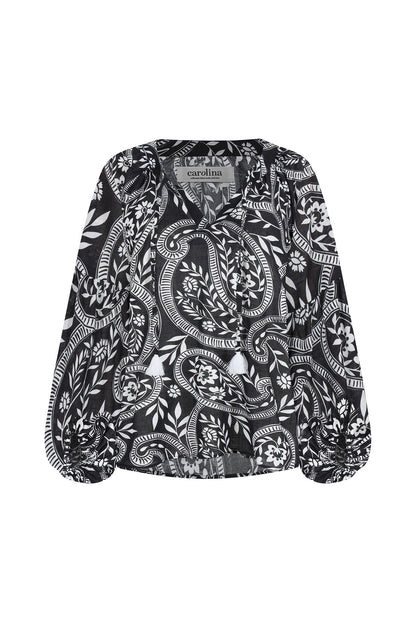 Francis Top Black and White