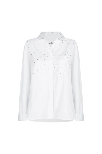 Renata White Collared Shirt
