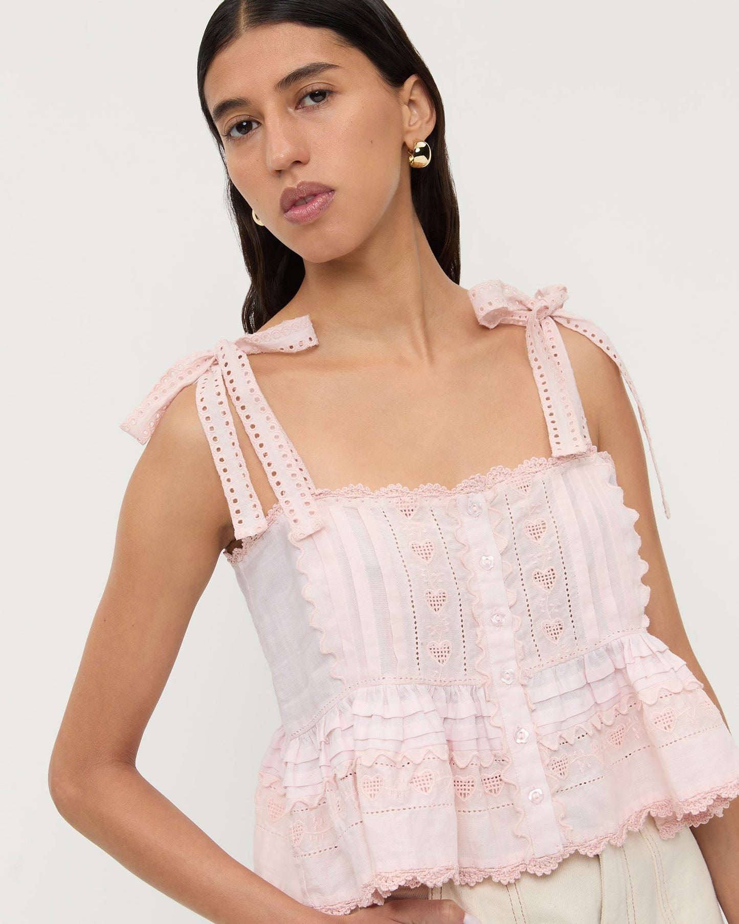 Suzie Embroidered Top