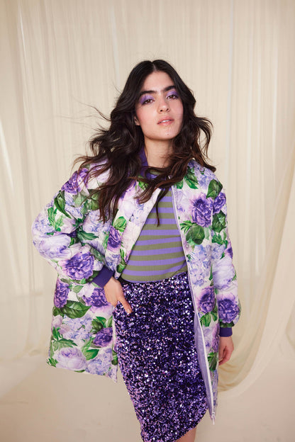 MANTEAU NINE FLEURS 90'S