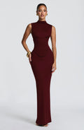 Soline Maxi Dress - Cherry Lacquer