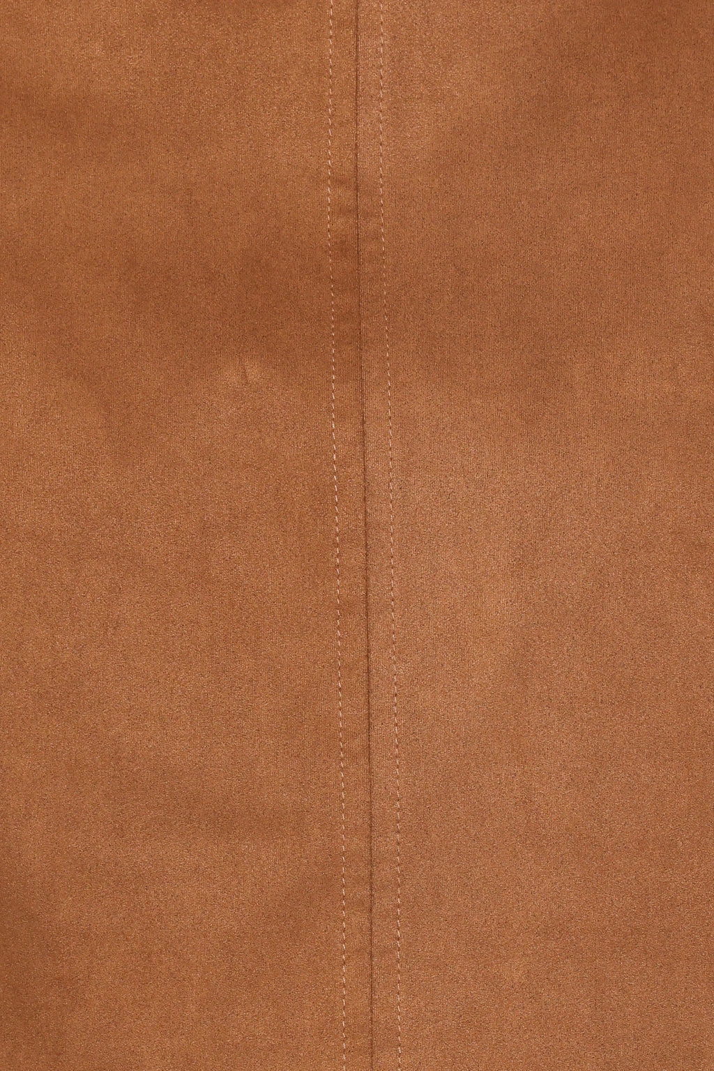 Charles Faux Sueded Top - Camel