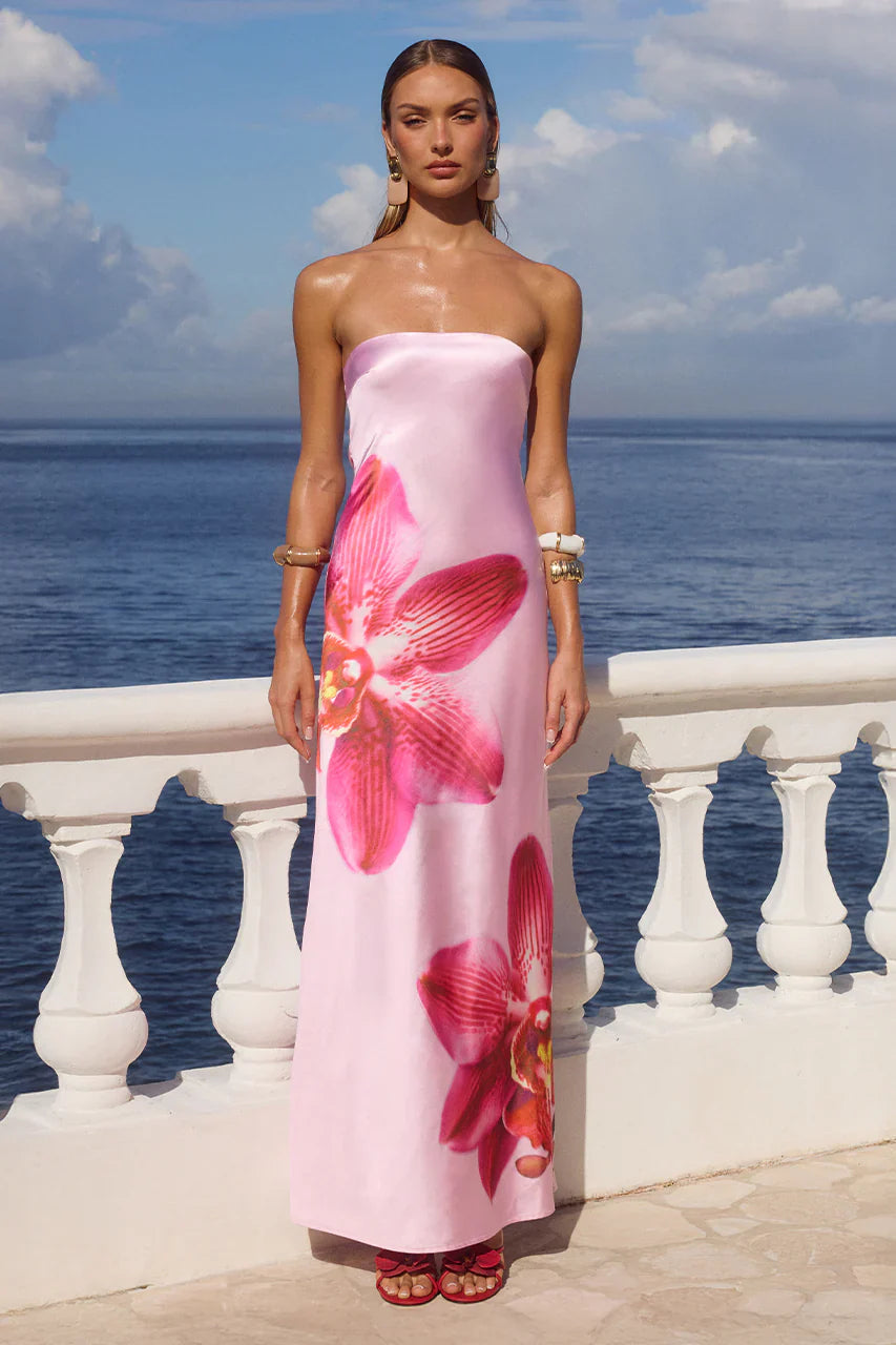 CELESTE MAXI DRESS - ORCHID PINK