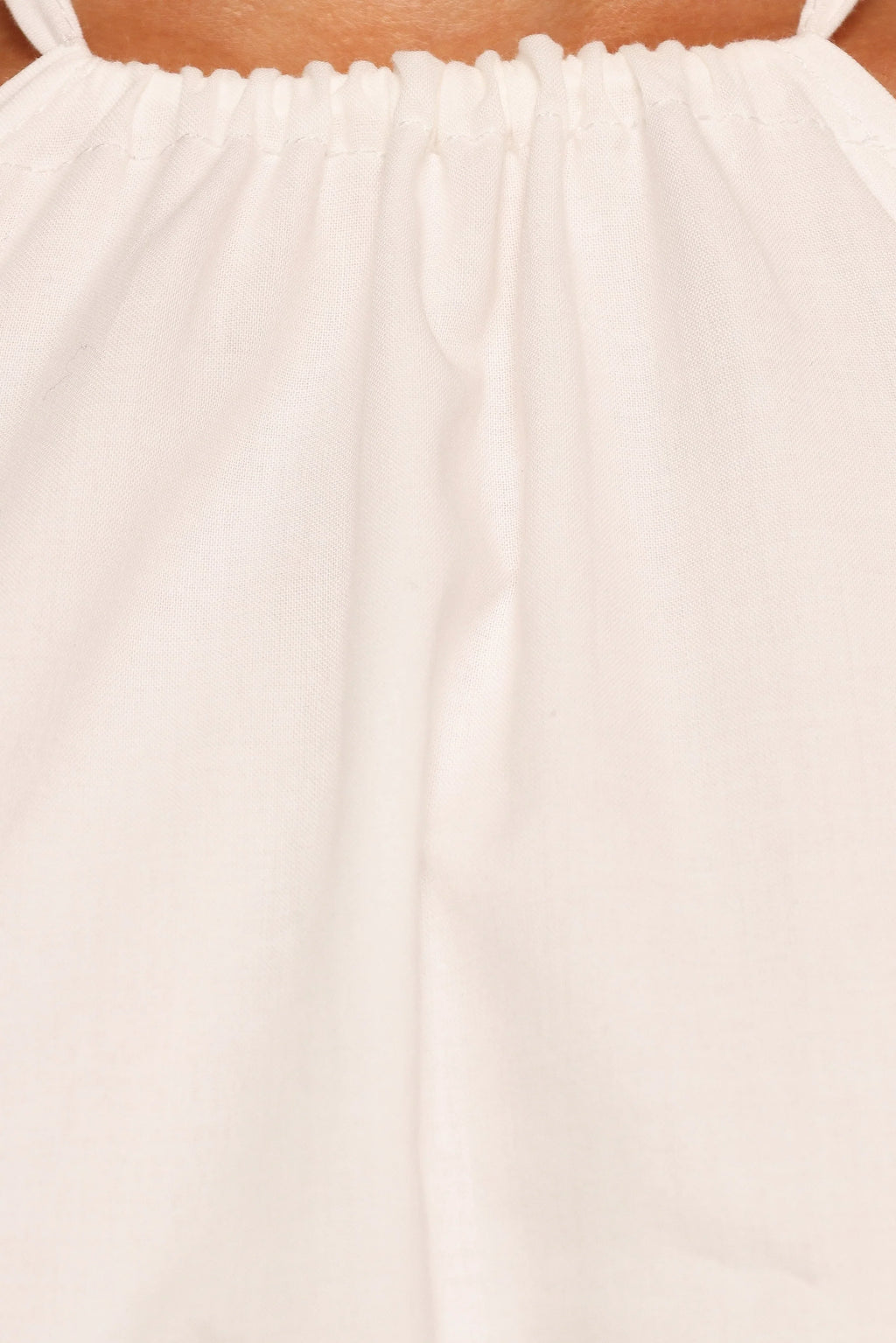 Vanessa Halterneck Top - White