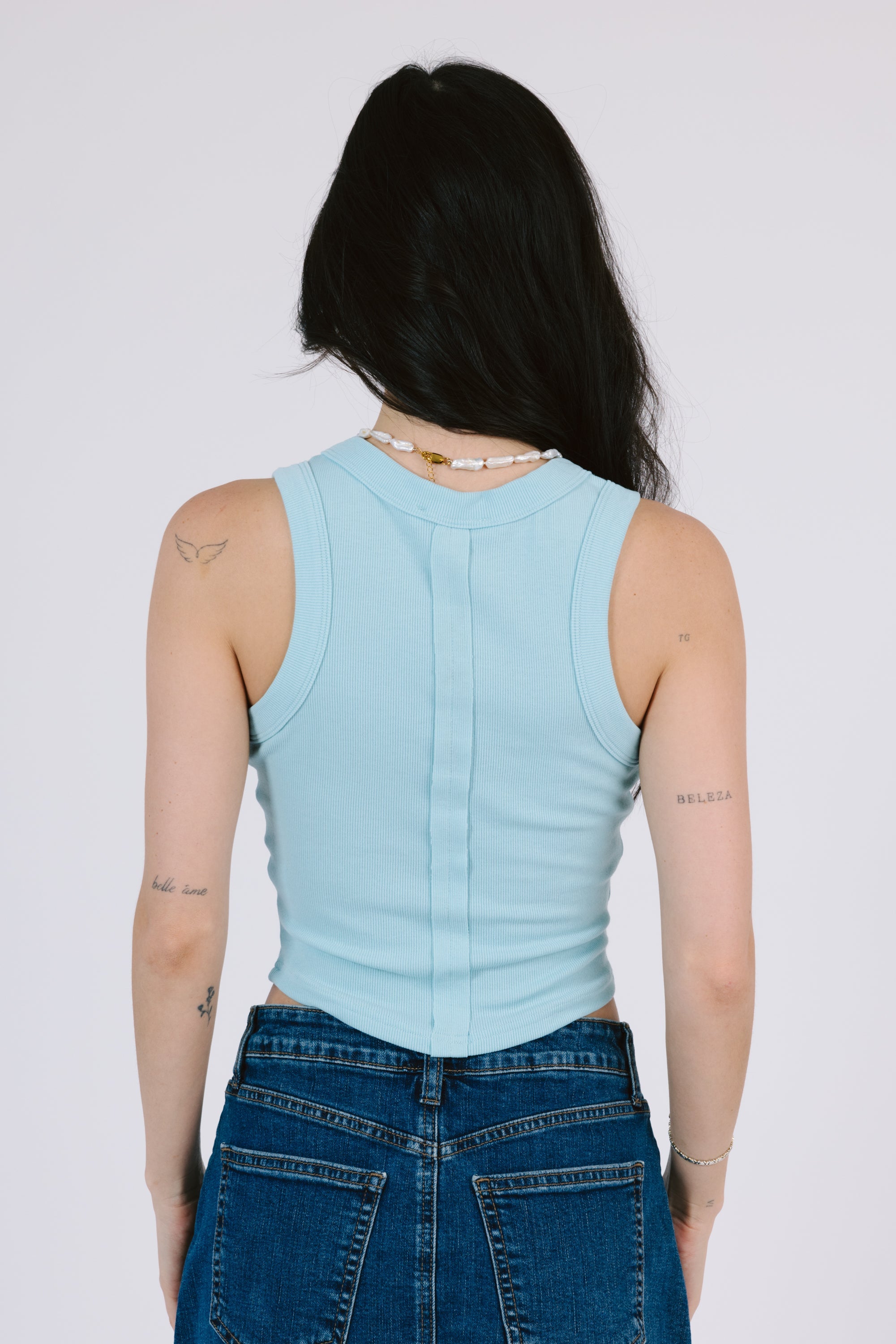 Sweet Petal Tank in Blue