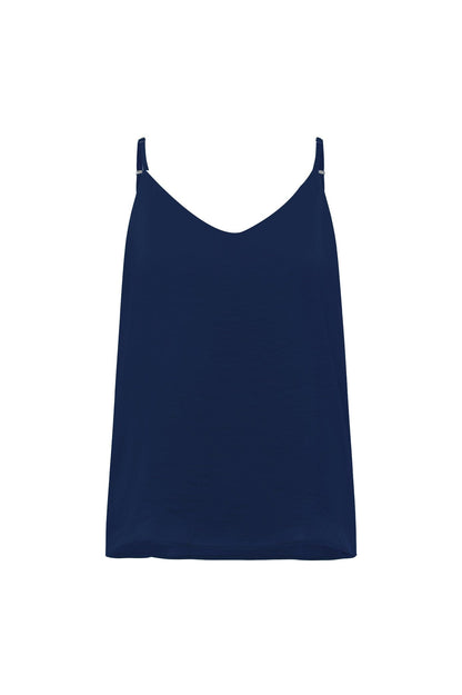 Ana Reversible Neckline Camisole Top Navy