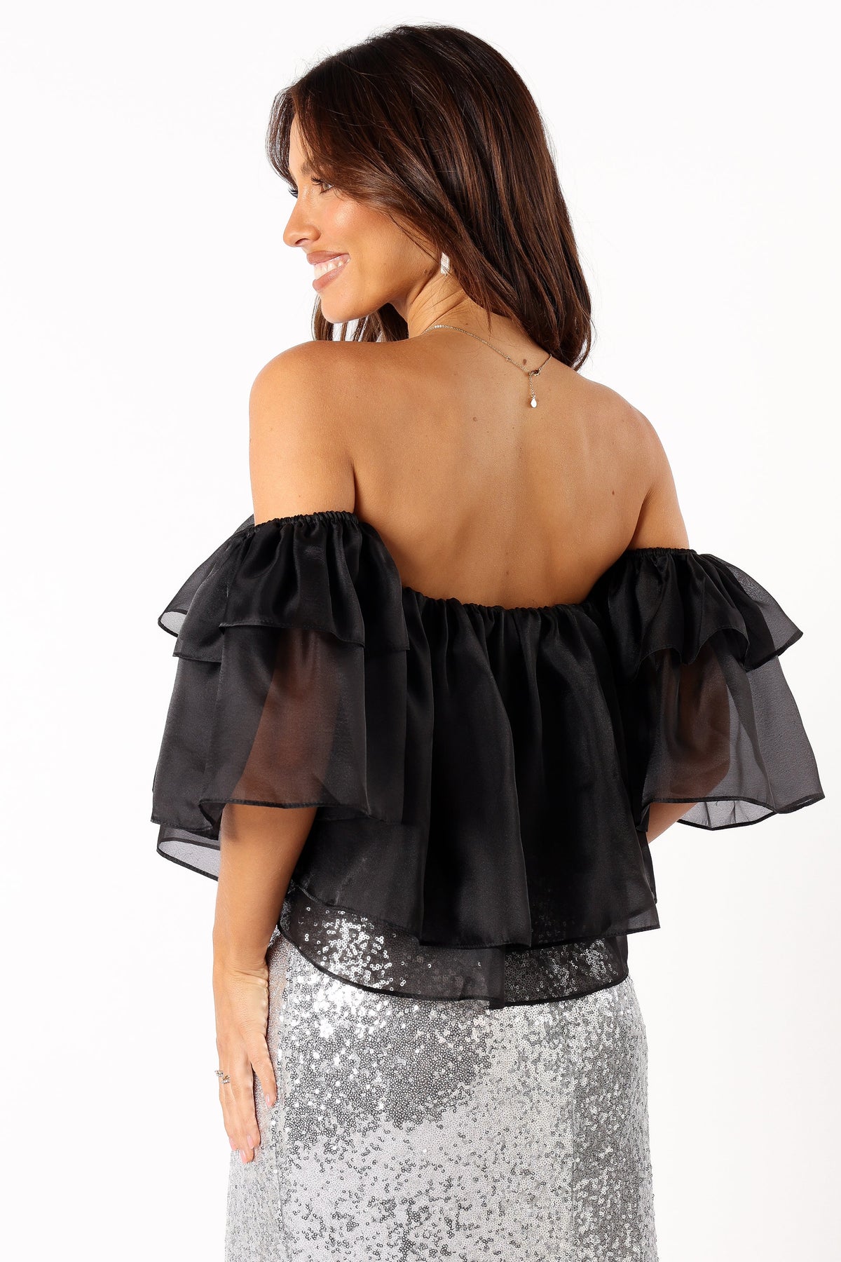 Deedi Off Shoulder Top - Black