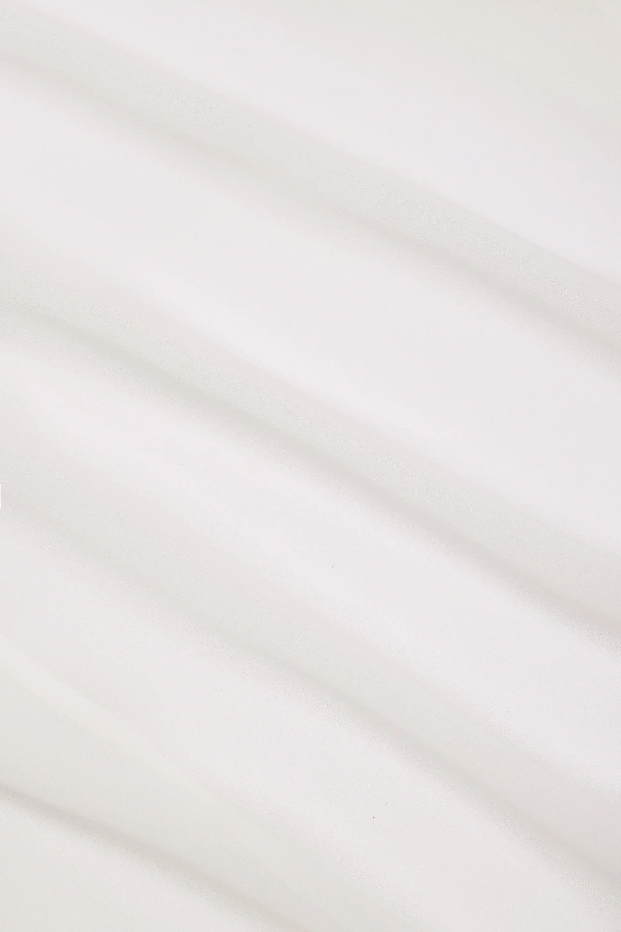 Cowl-Neck Mini Dress in White