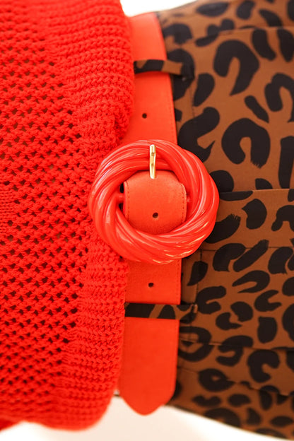 CEINTURE TORSADE CORAIL