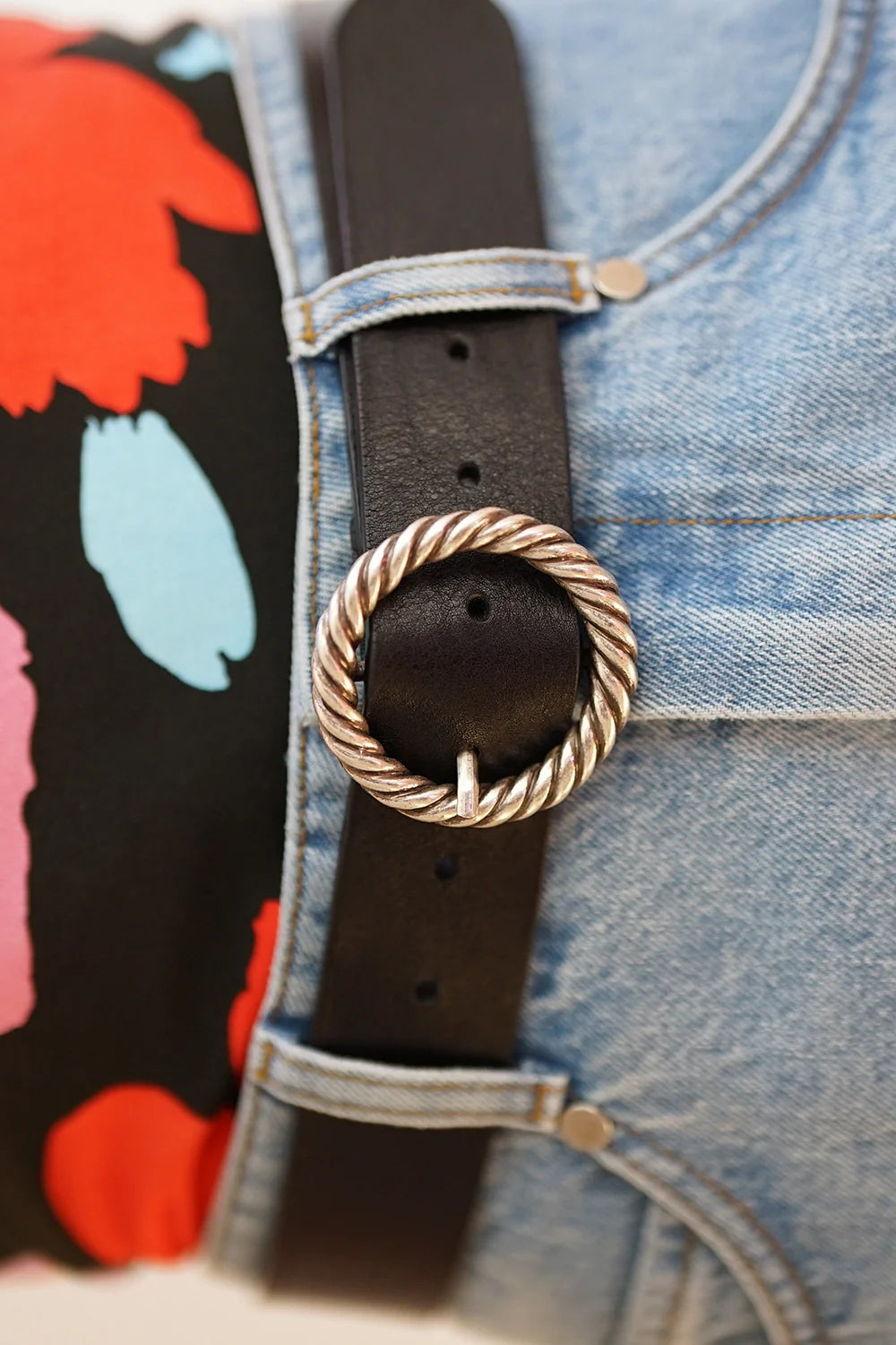 CEINTURE TORSADE NOIR