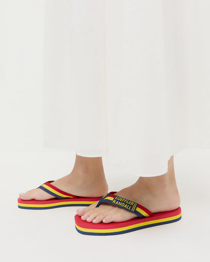 Chase Red/Yellow Flip Flop