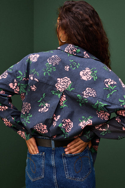 CHEMISE OMER FLEURS CHATEAU