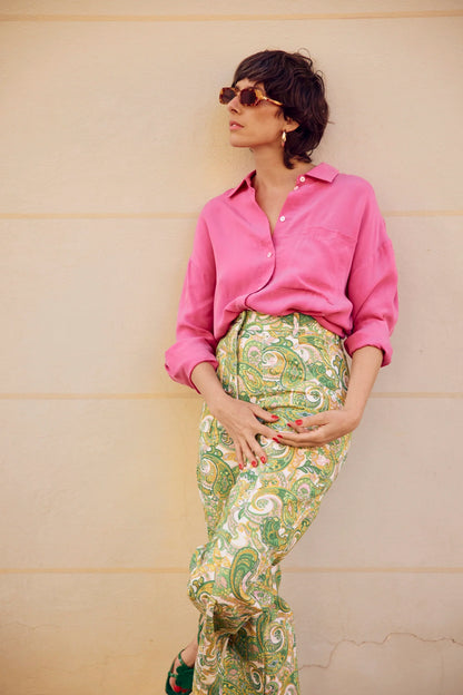 CHEMISE OMER ROSE VINTAGE