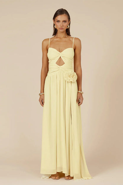 DANIKA MAXI DRESS - LEMON
