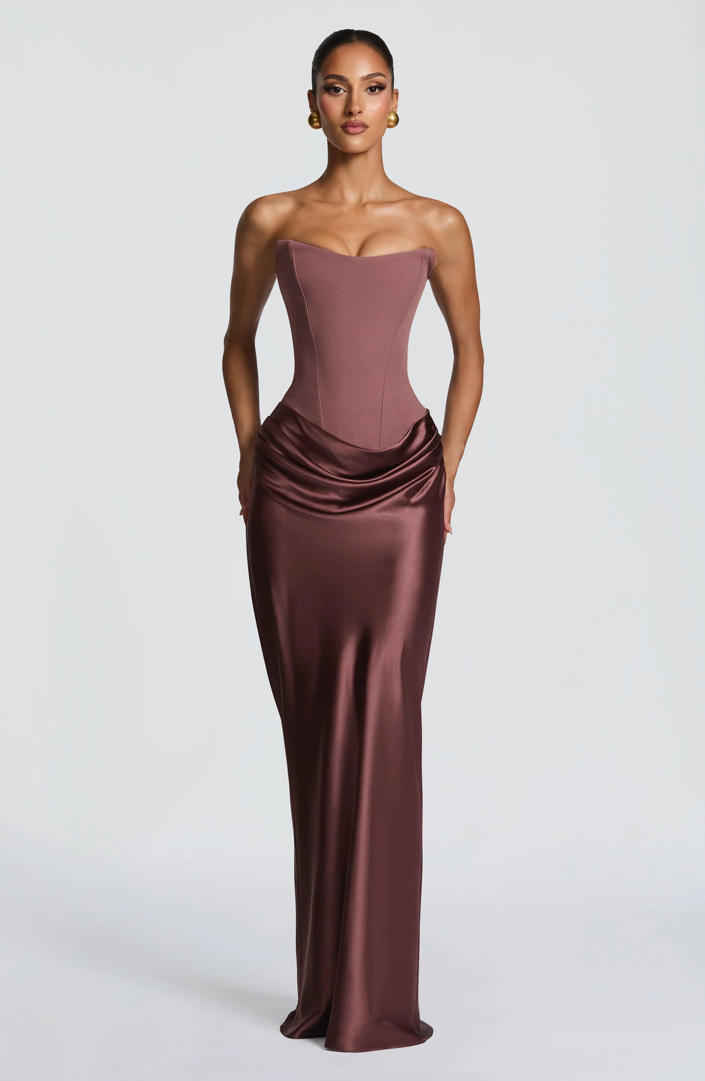 Maggie Maxi Dress - Dusty Rose