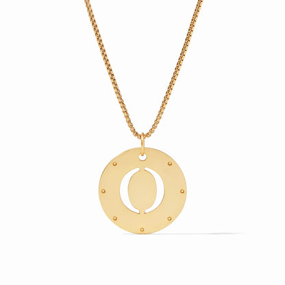 Julie Vos Monogram Pendant Necklace